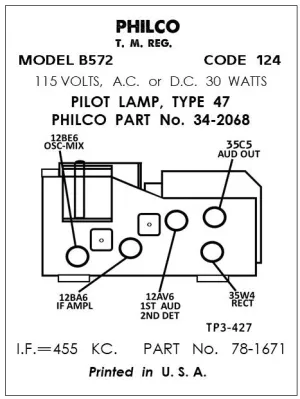 PHILCO-B572