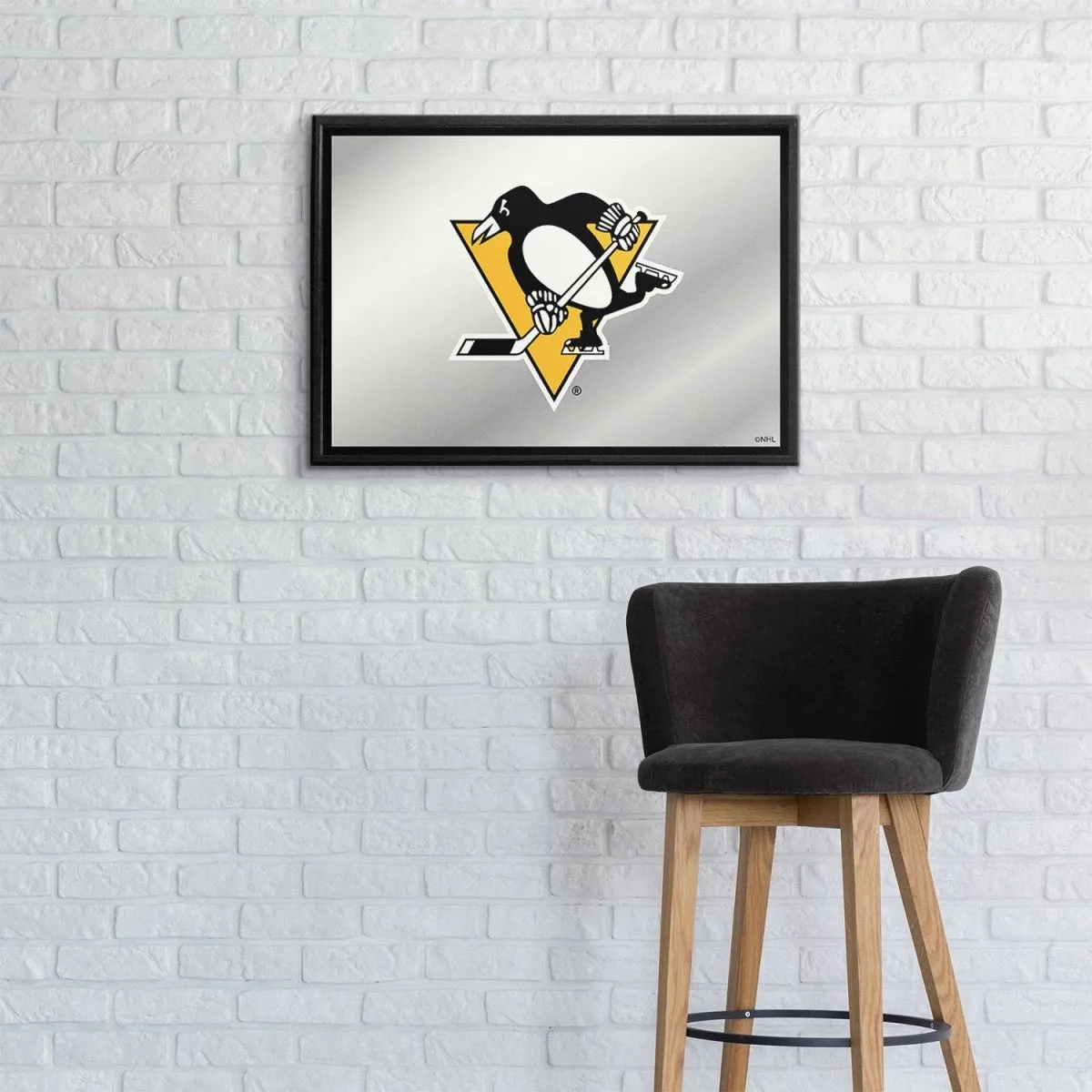Pittsburgh Penguins: Framed Mirrored Wall Sign