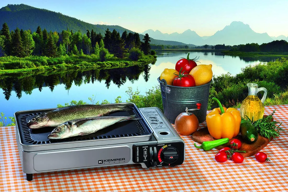 Plancha à gaz de camping Kemper Smart Plancha