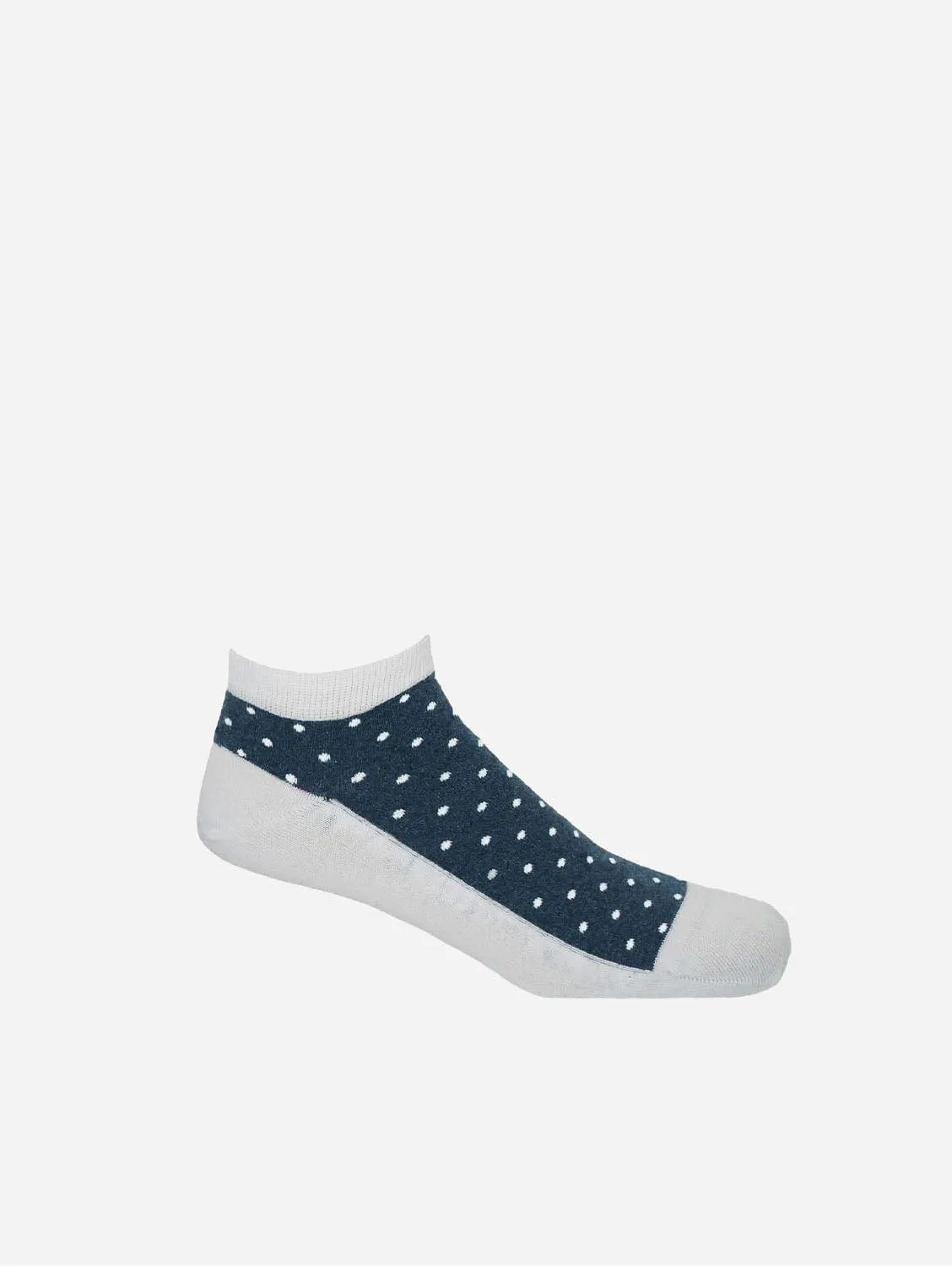 Polka Men's Organic Trainer Socks Bundle - White & Khaki