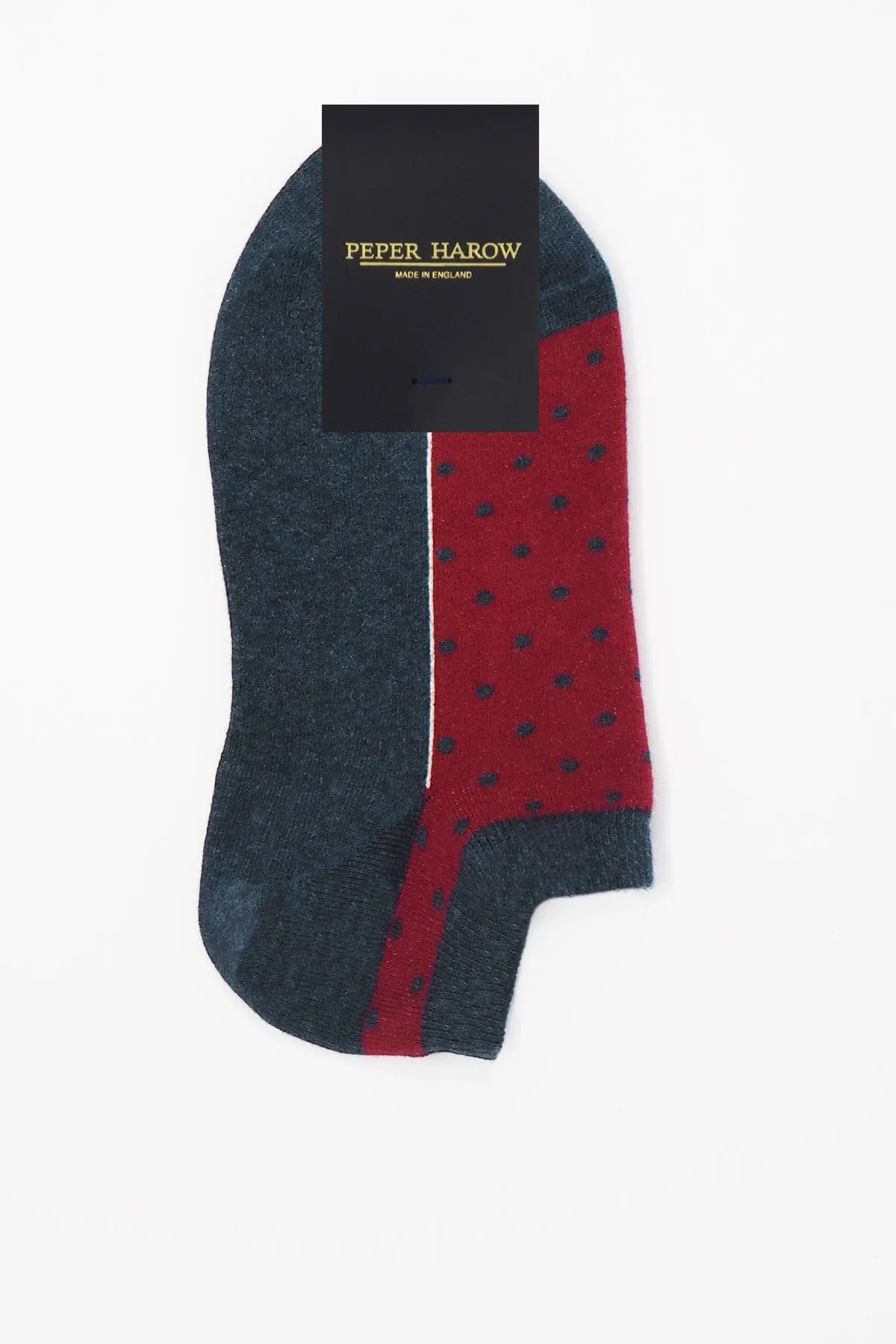 Polka Women's Organic Trainer Socks | Denim