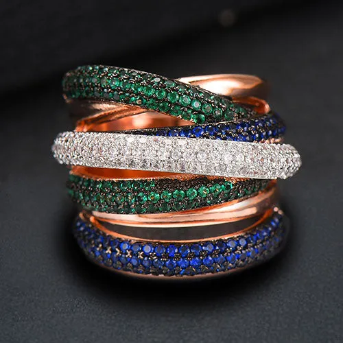 Precious Luxury Stackable Dubai Inspired Ring