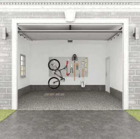 Proslat Garage Storage PVC Slatwall Mini Bundle - Light Gray 33011K
