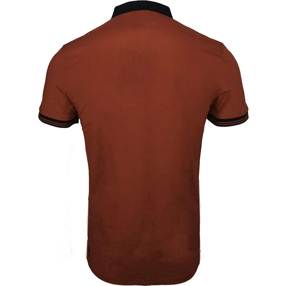 PS Script Polo Shirt , Navy/Red