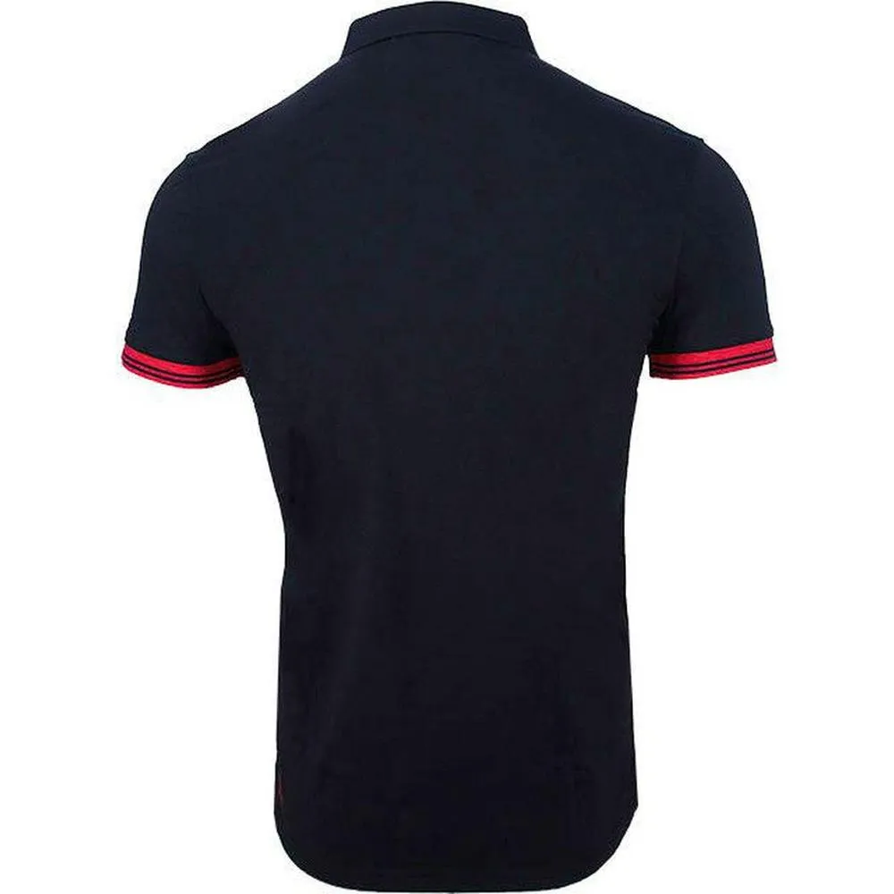 PS Script Polo Shirt , Navy/Red