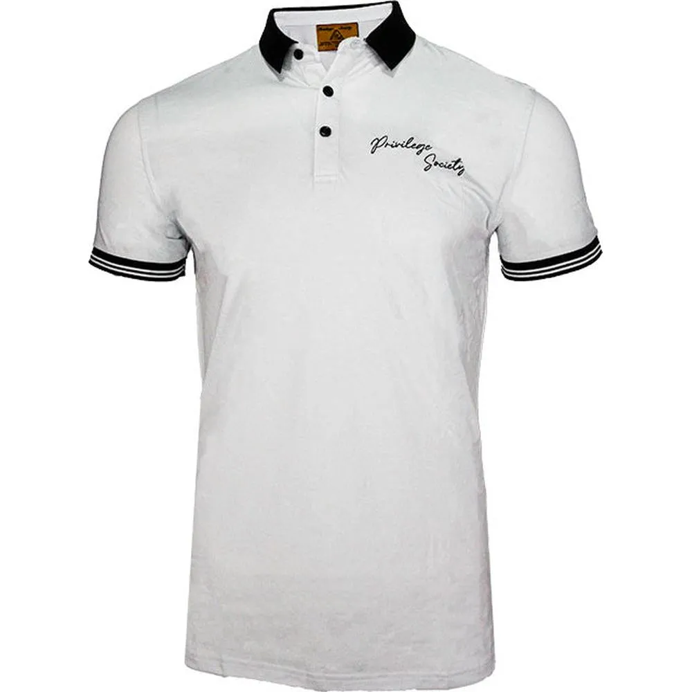 PS Script Polo Shirt , Navy/Red