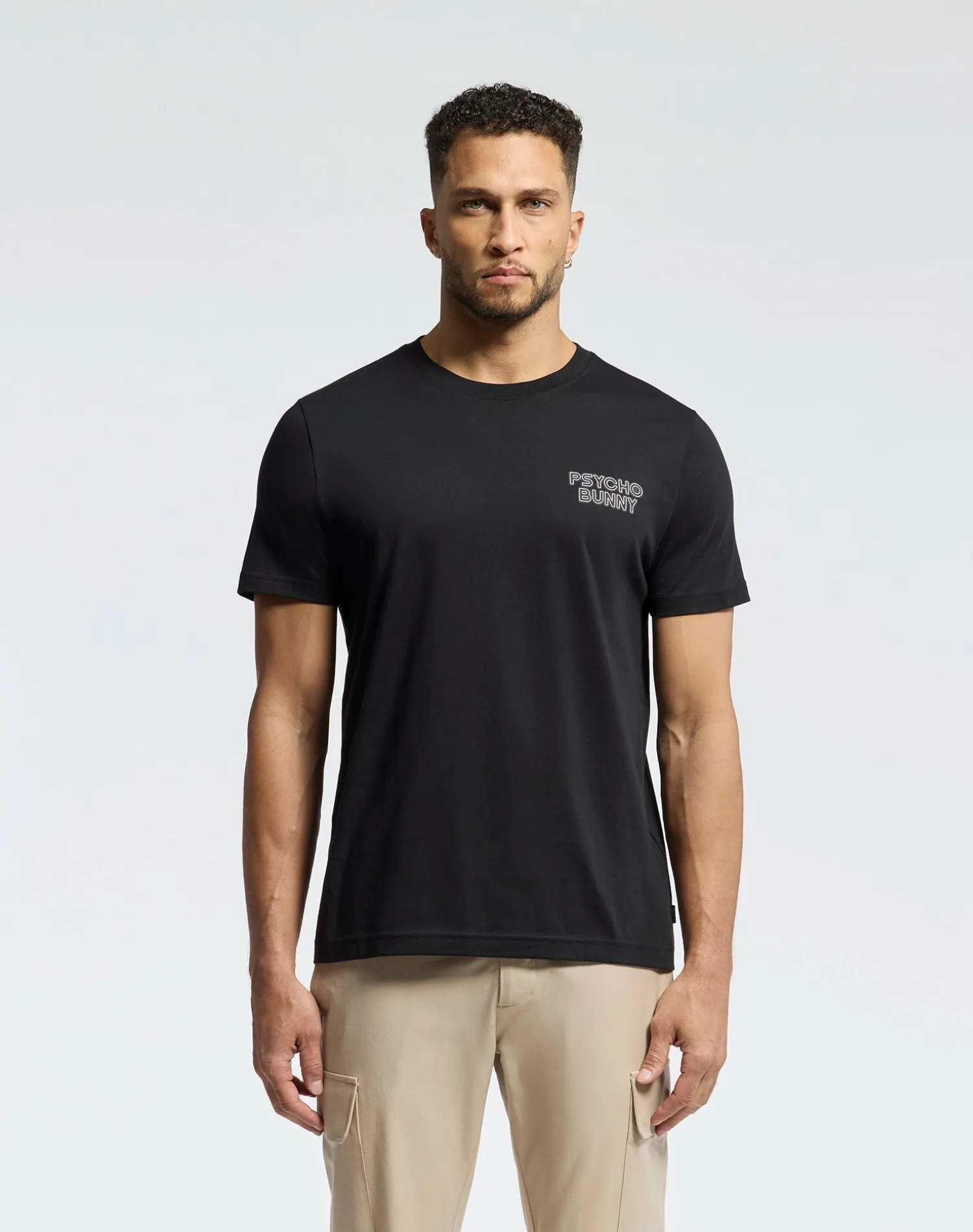 Psycho Bunny Sydney Back Graphic Tee - Black