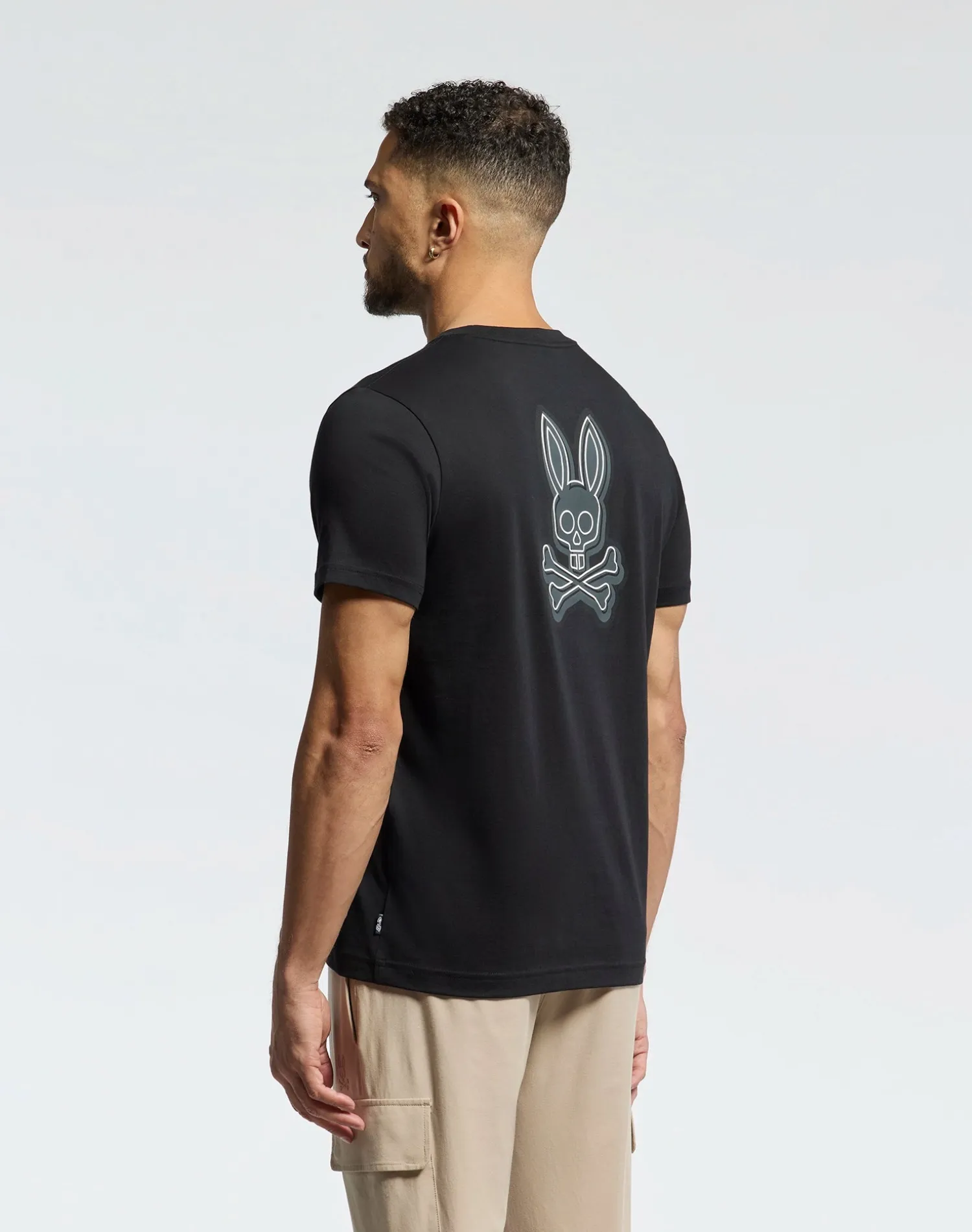 Psycho Bunny Sydney Back Graphic Tee - Black