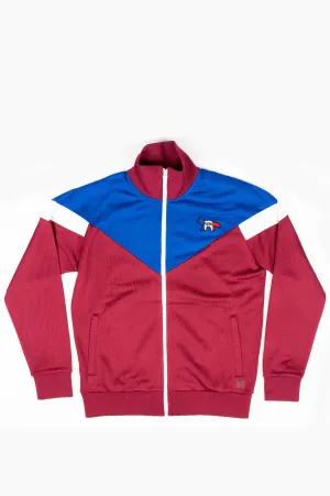 PUMA X MAISON KITSUNE T7 TRACK TOP RHODODENDRON
