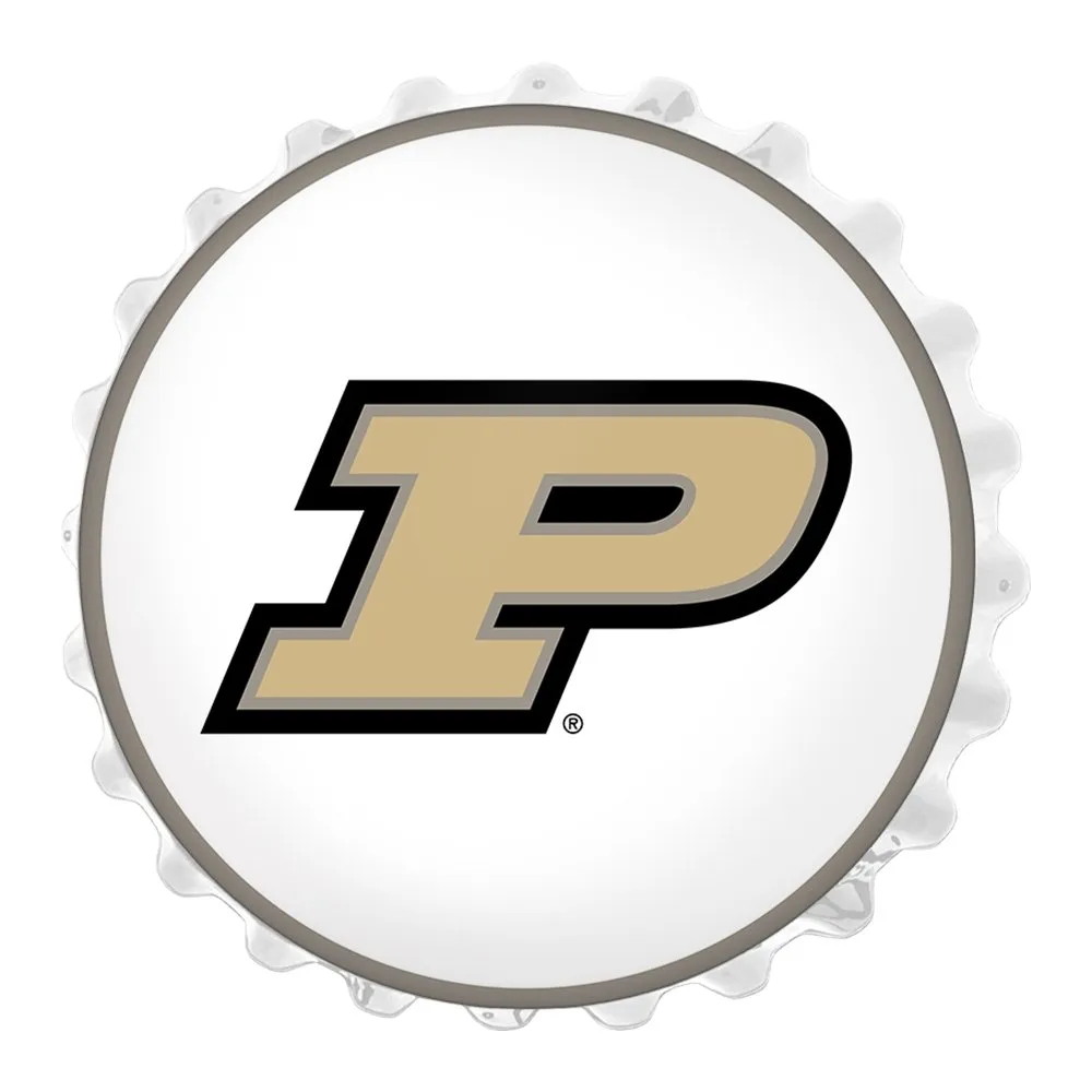 Purdue Boilermakers: Bottle Cap Wall Light
