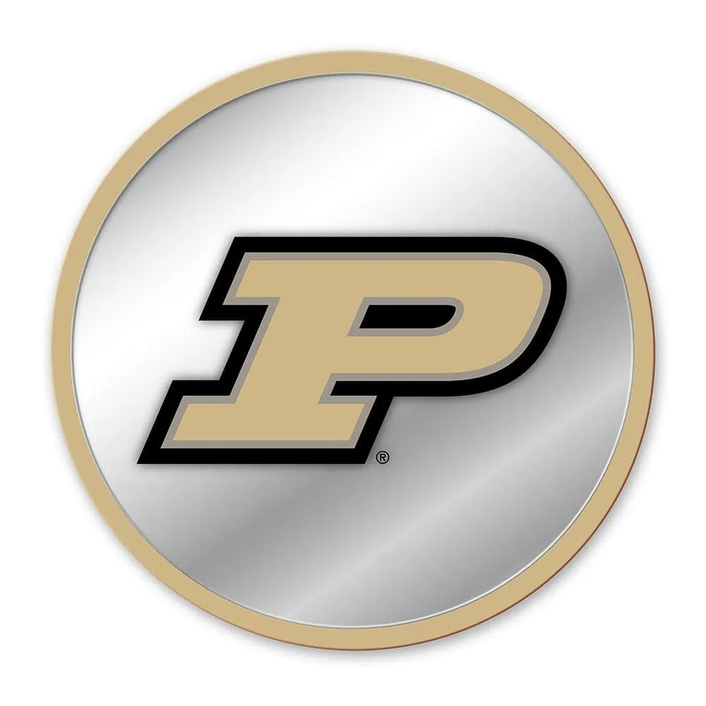 Purdue Boilermakers: Modern Disc Mirrored Wall Sign