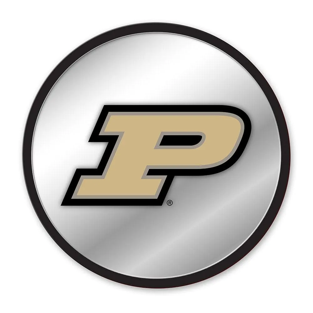 Purdue Boilermakers: Modern Disc Mirrored Wall Sign
