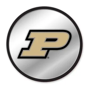 Purdue Boilermakers: Modern Disc Mirrored Wall Sign
