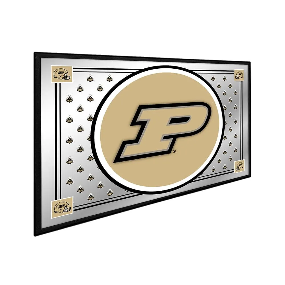 Purdue Boilermakers: Team Spirit - Framed Mirrored Wall Sign