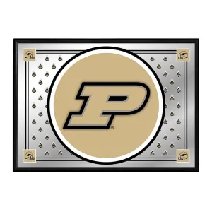 Purdue Boilermakers: Team Spirit - Framed Mirrored Wall Sign