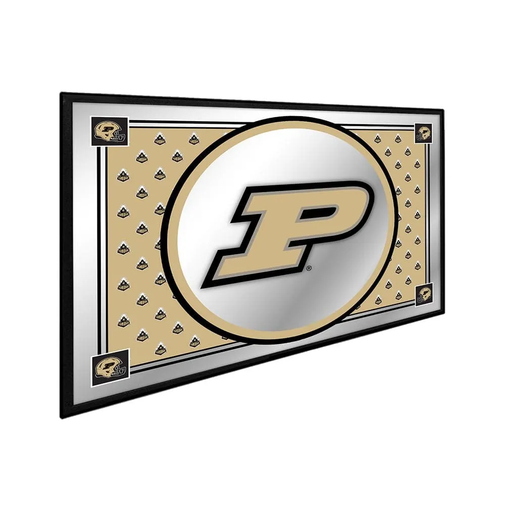 Purdue Boilermakers: Team Spirit - Framed Mirrored Wall Sign