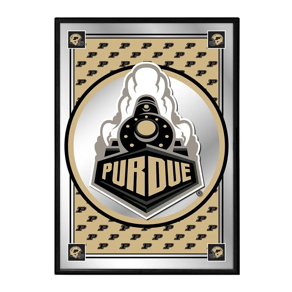 Purdue Boilermakers: Team Spirit, Special - Framed Mirrored Wall Sign