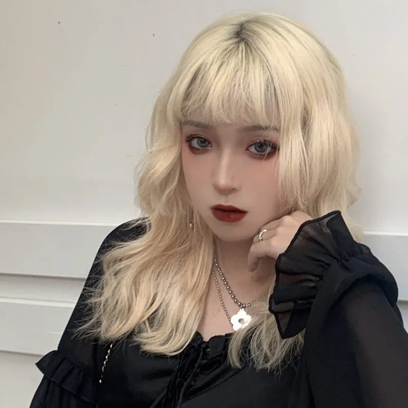 "Fashion Big Wave Air Bangs" Wig S040104