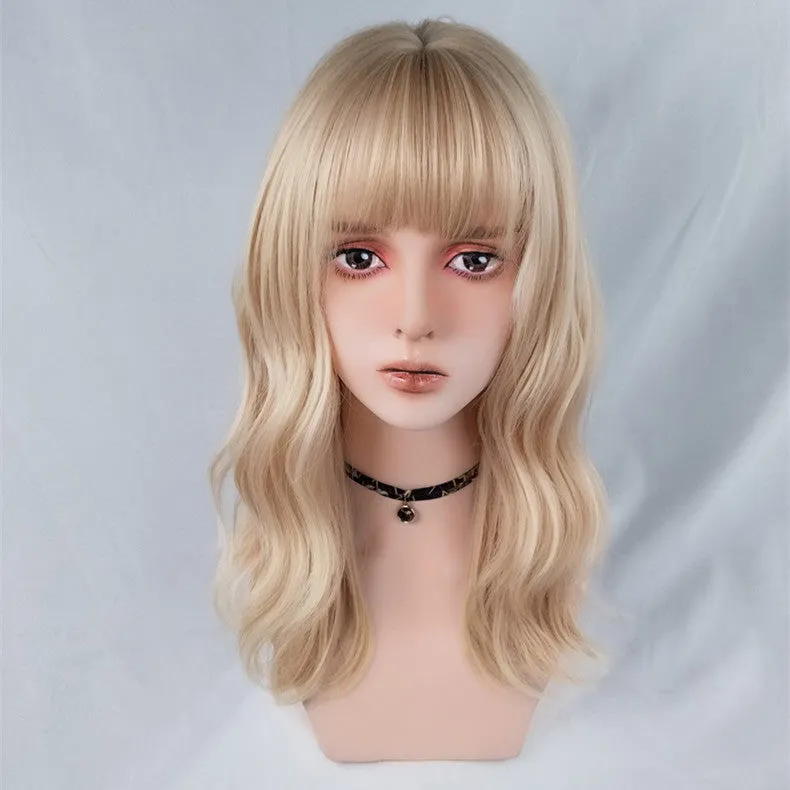 "Fashion Big Wave Air Bangs" Wig S040104