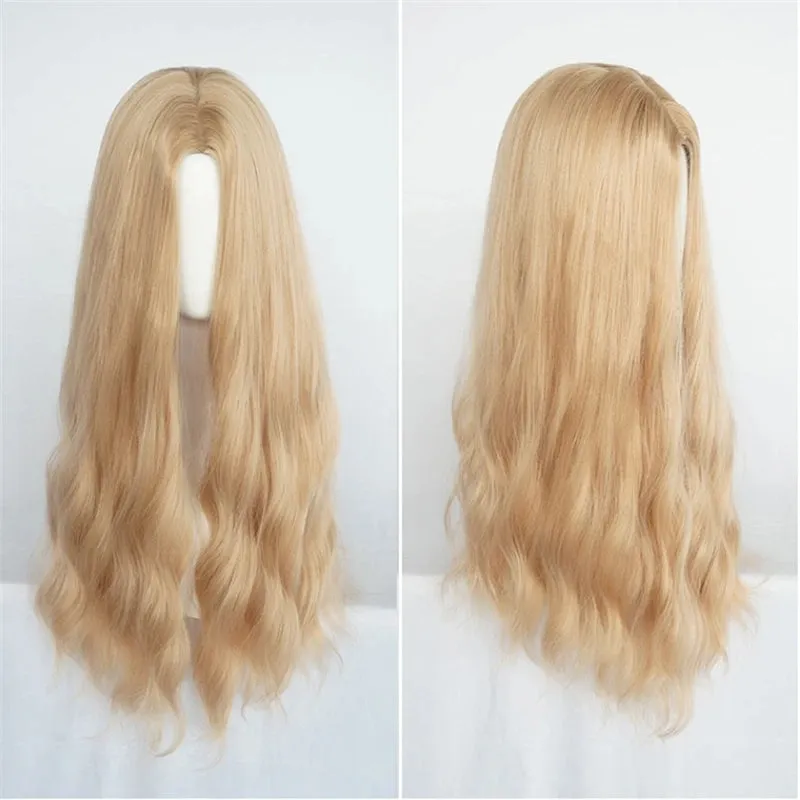 "FASHION GOLDEN FLUFFY CURLY" WIG Y040320