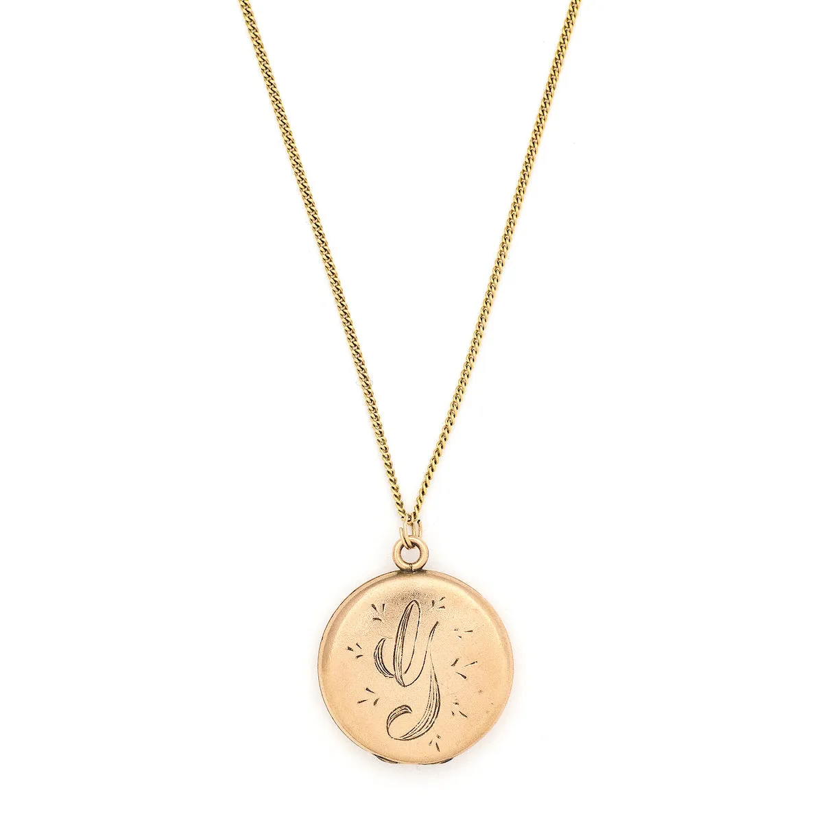 "G" Antique Locket