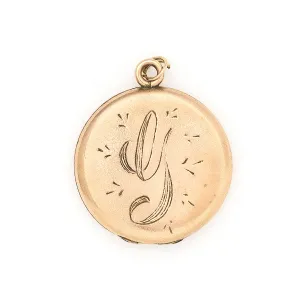 "G" Antique Locket