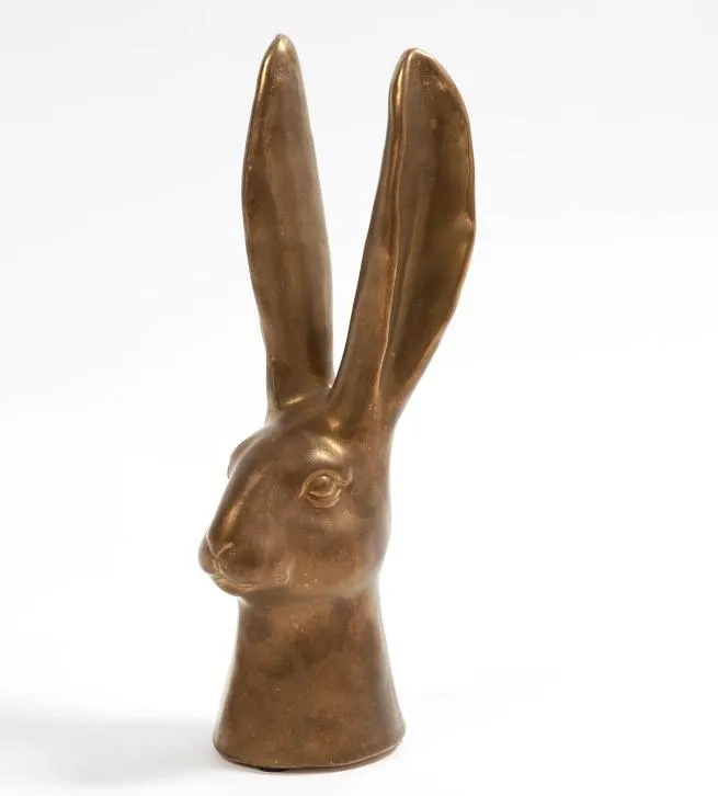 Rabbit, Matte Gold - Global Views