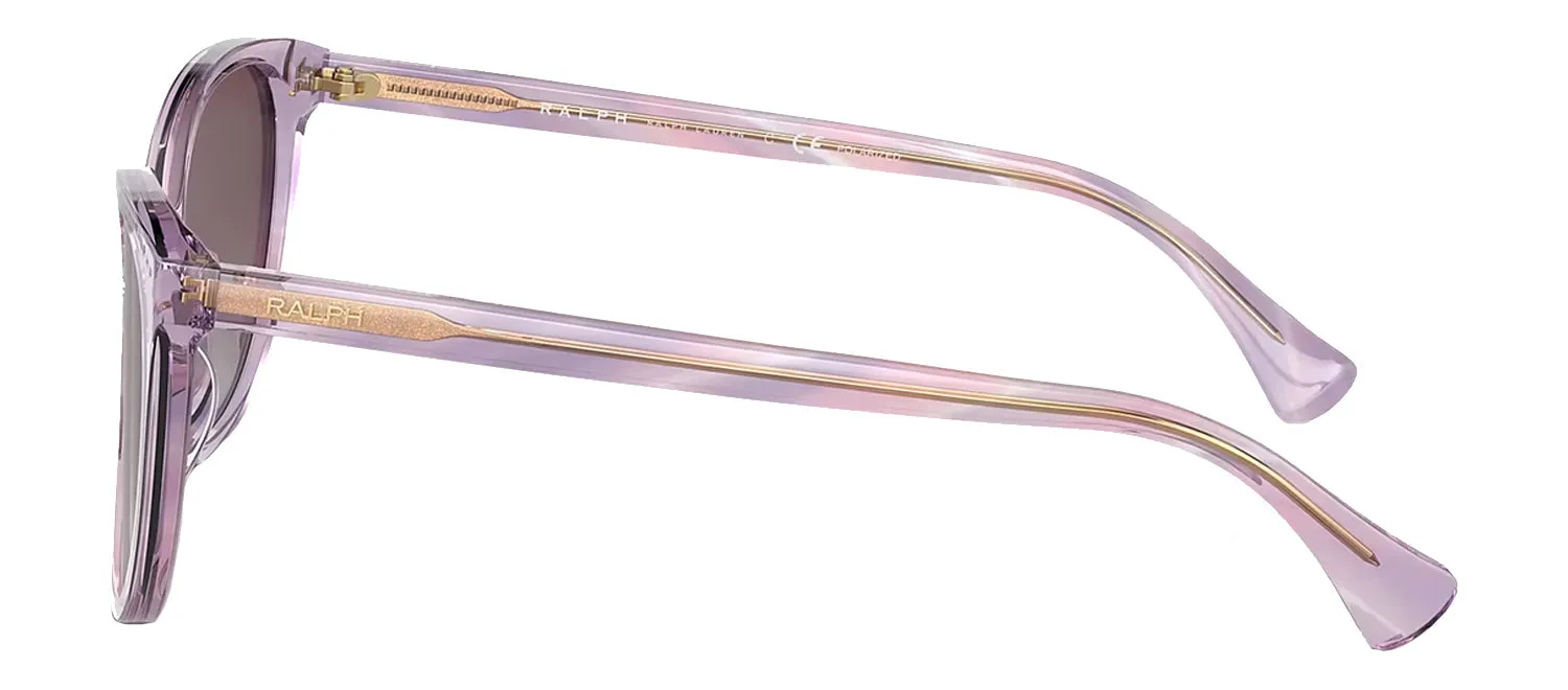 Ralph by Ralph Lauren RA 5282U 603662 Cat-Eye Plastic Purple Sunglasses with Grey Polarized Lens