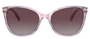 Ralph by Ralph Lauren RA 5282U 603662 Cat-Eye Plastic Purple Sunglasses with Grey Polarized Lens