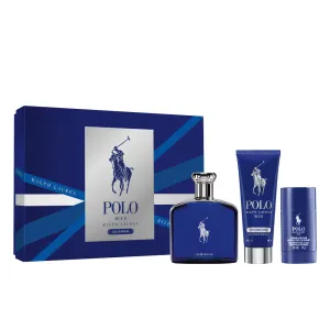 RALPH LAUREN POLO BLUE FOR MEN SET EDP 125 ml   DEO STICK 75 g   HAIR&BODY WASH 100 ml