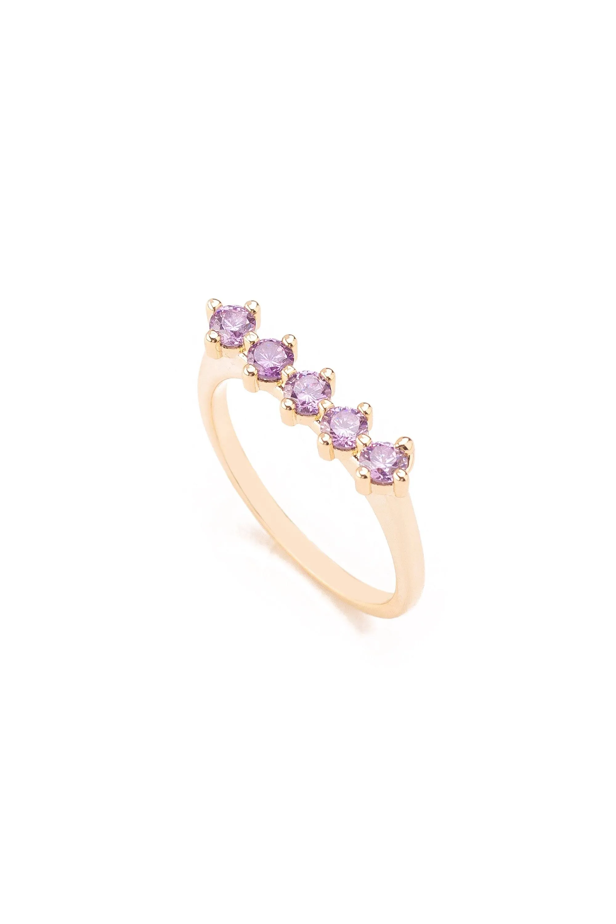 Raz Birthstone Ring - February