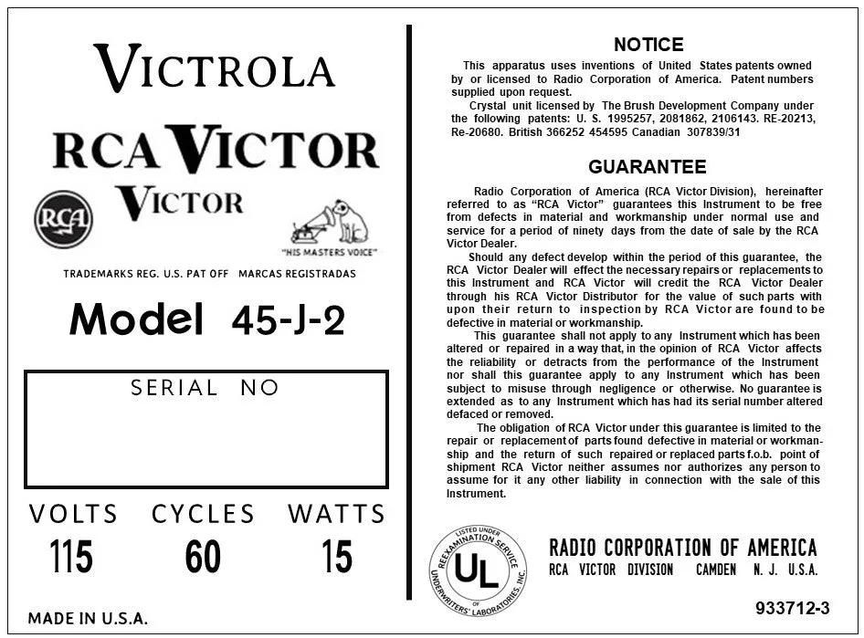 RCA-45J2