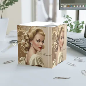 Retro Glam Girls (Meredith) Note Cube
