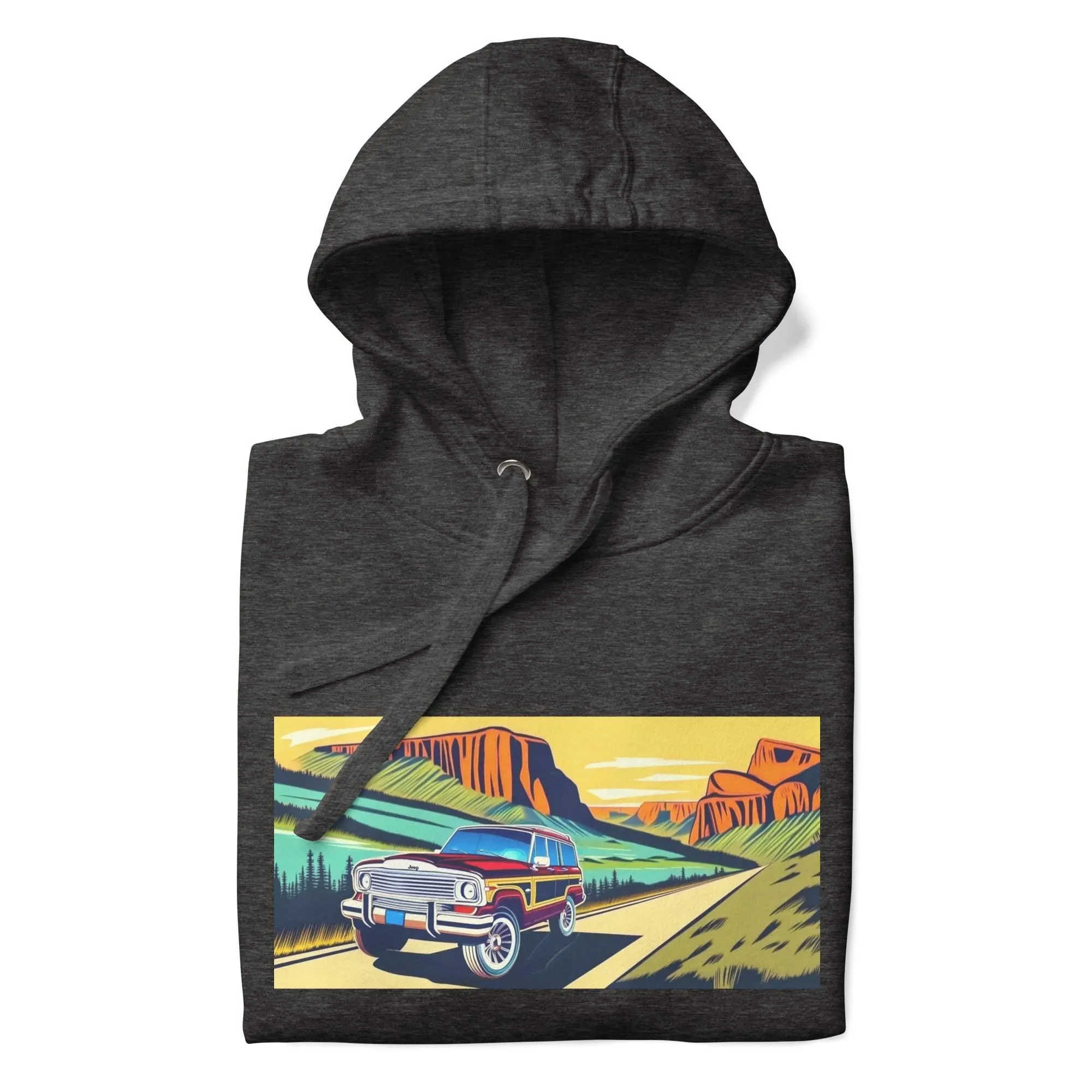 Retro Jeep Wagoneer Yosemite Adventure Hoodie