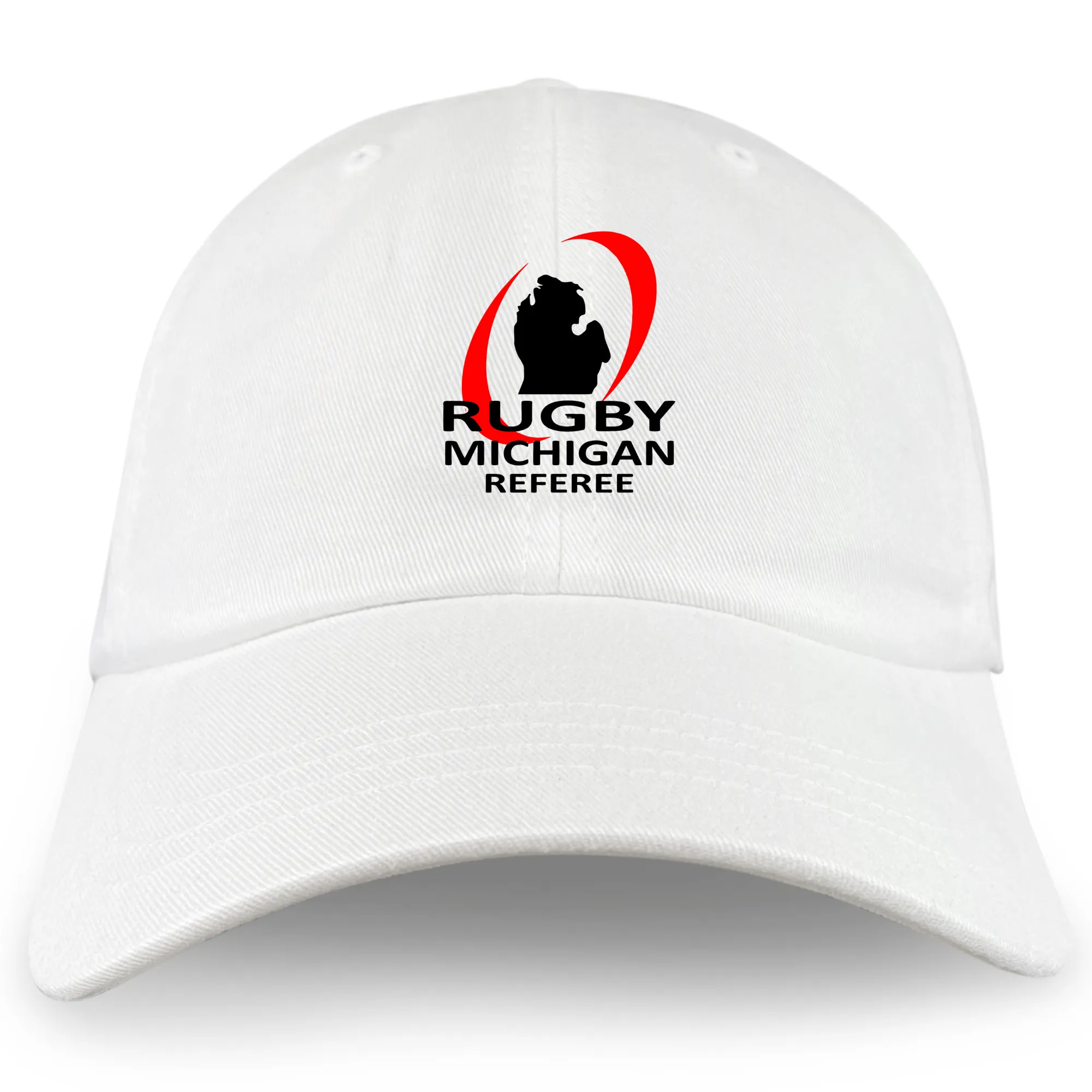 Rugby Michigan Referee Society Adult Low-Profile Cotton Twill Dad Cap