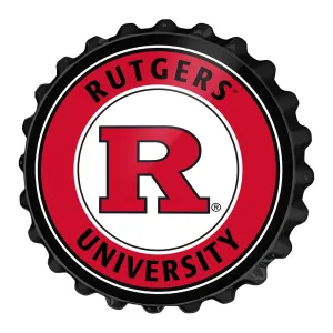 Rutgers Scarlet Knights: Bottle Cap Wall Sign