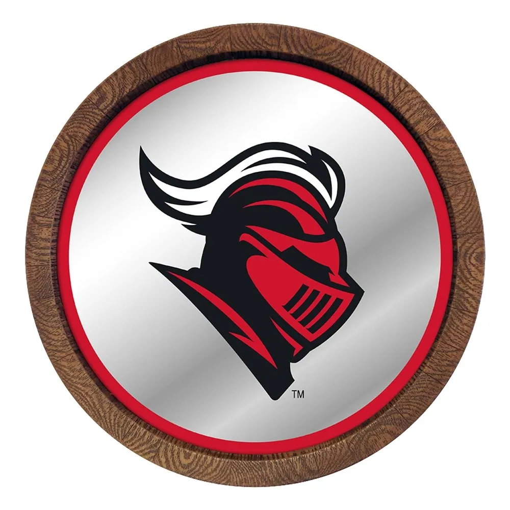 Rutgers Scarlet Knights: Mascot - Mirrored Barrel Top Mirrored Wall Sign