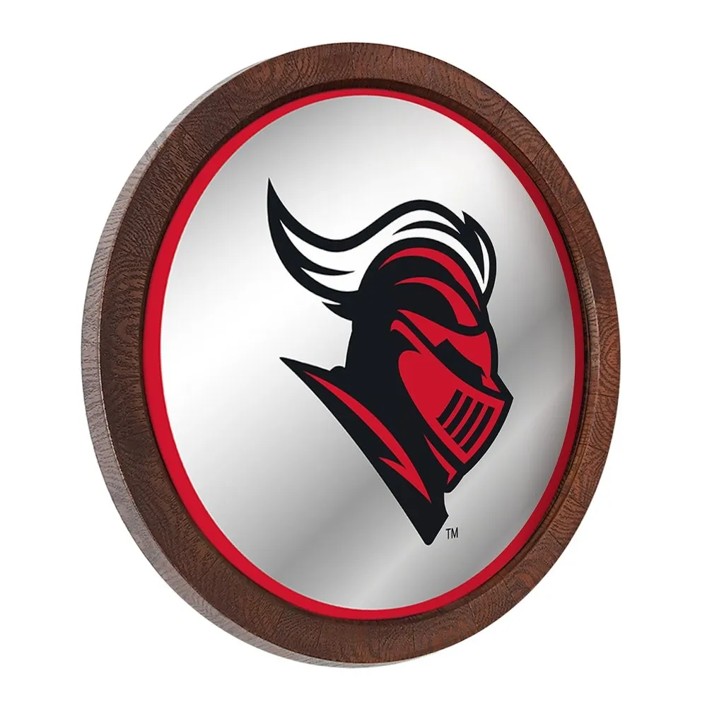 Rutgers Scarlet Knights: Mascot - Mirrored Barrel Top Mirrored Wall Sign