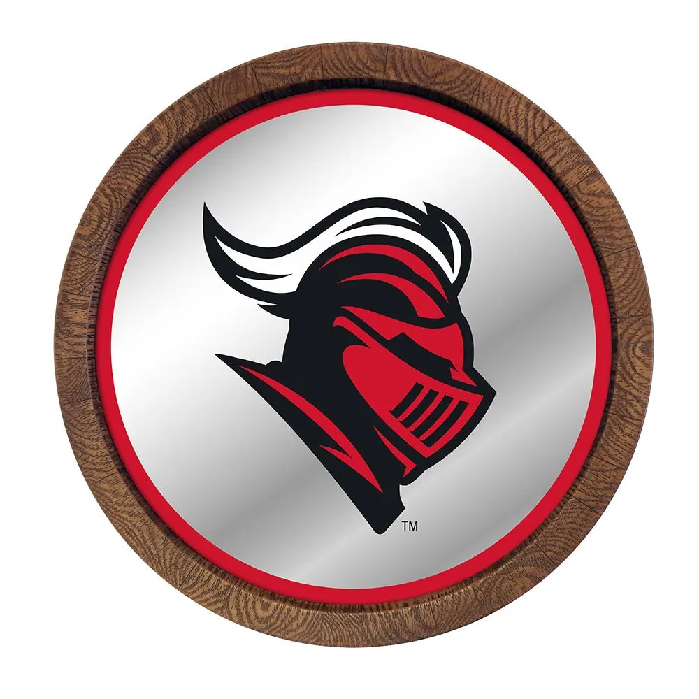 Rutgers Scarlet Knights: Mascot - Mirrored Barrel Top Mirrored Wall Sign