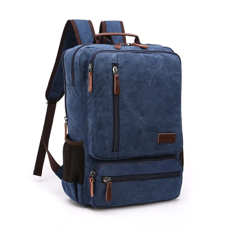 Sac à dos cuir marron vintage
