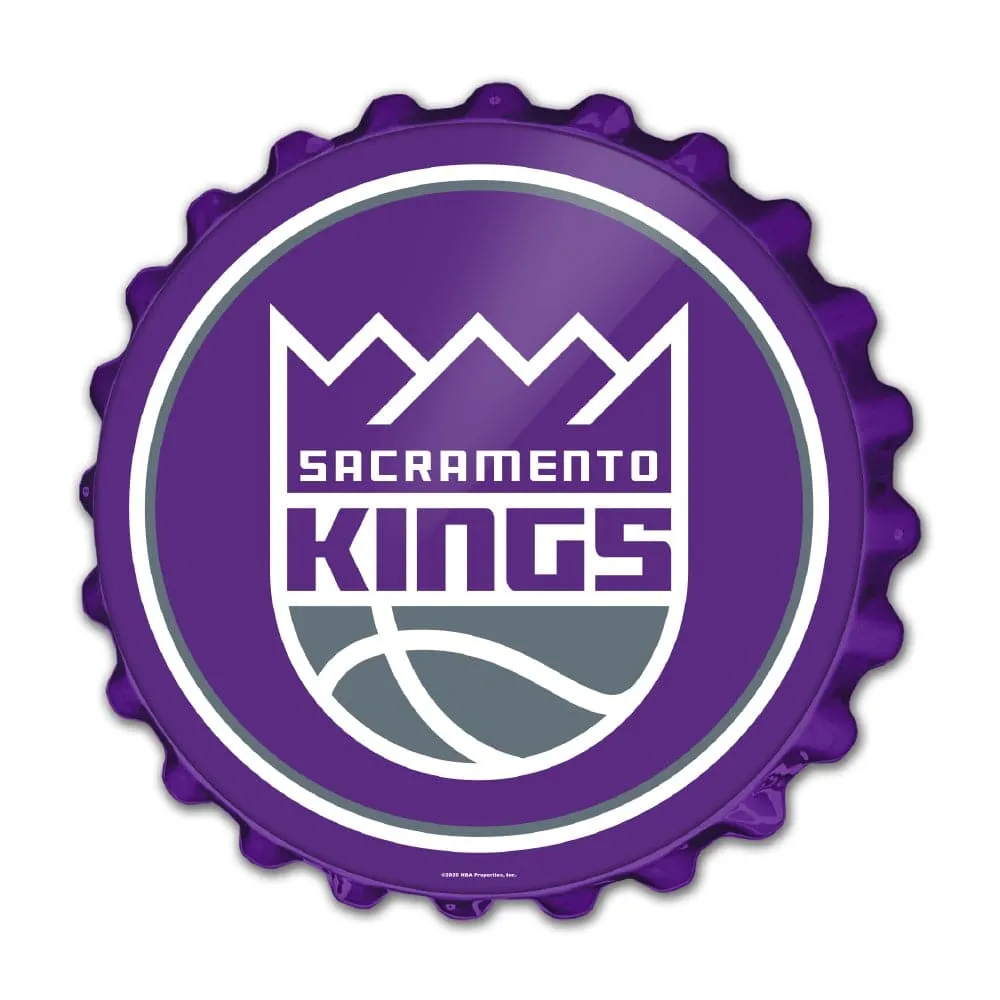 Sacramento Kings: Bottle Cap Wall Sign
