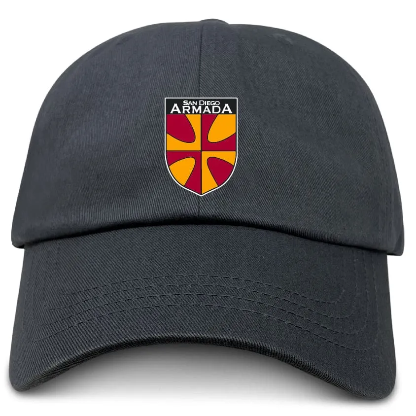 San Diego Armada Rugby Adult Low-Profile Cotton Twill Dad Cap