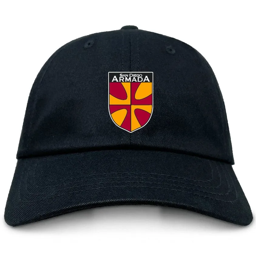San Diego Armada Rugby Adult Low-Profile Cotton Twill Dad Cap