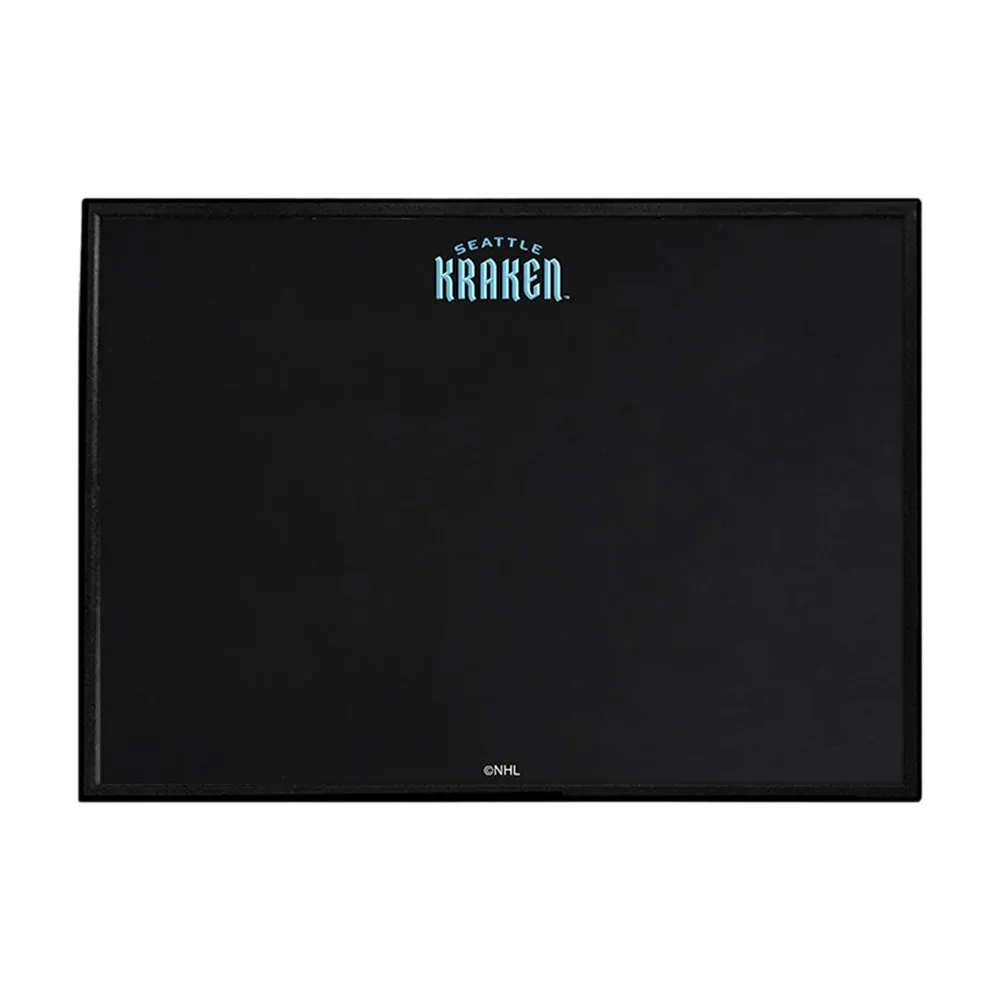 Seattle Kraken: Wordmark - Framed Chalkboard