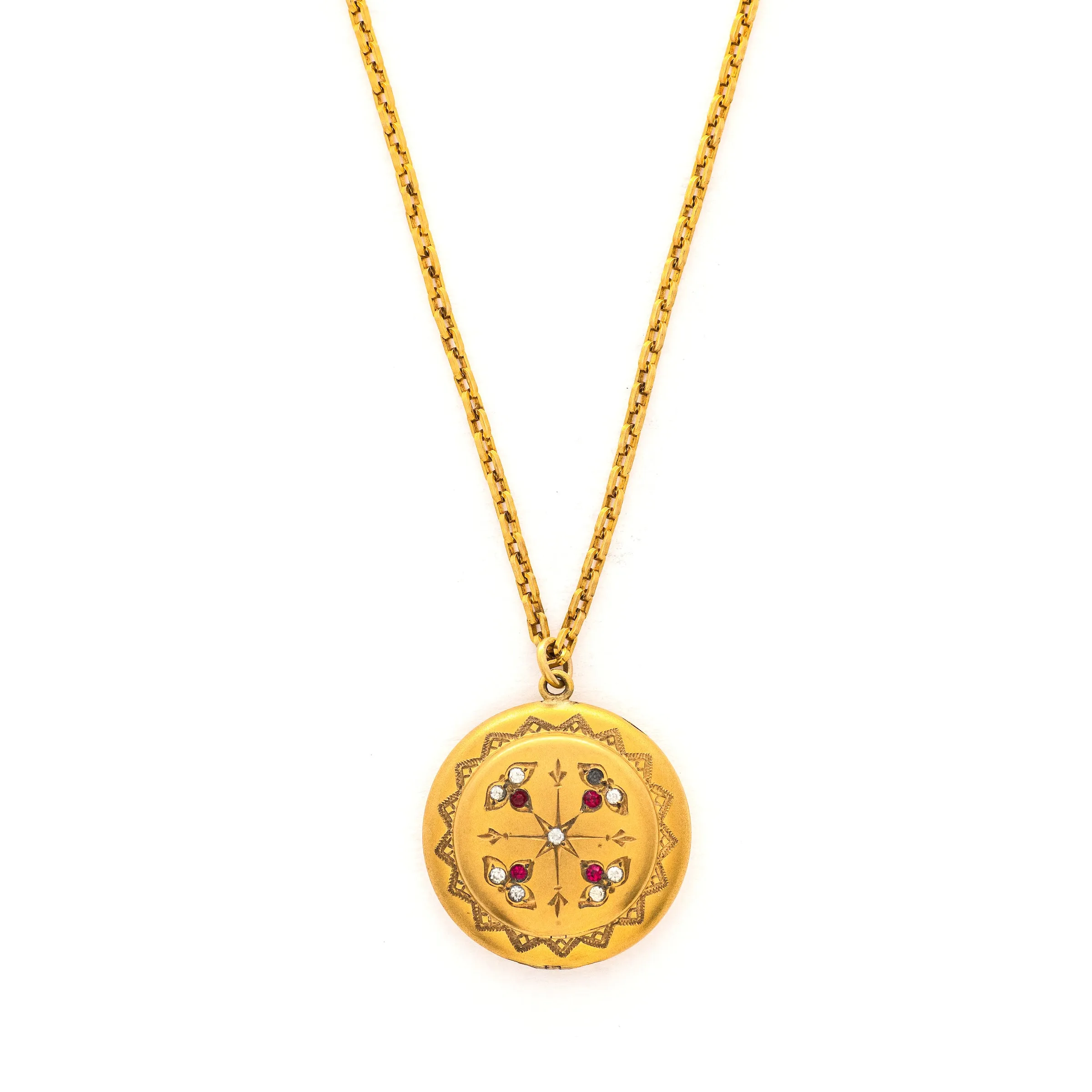 Secret Sachet Antique Double Locket