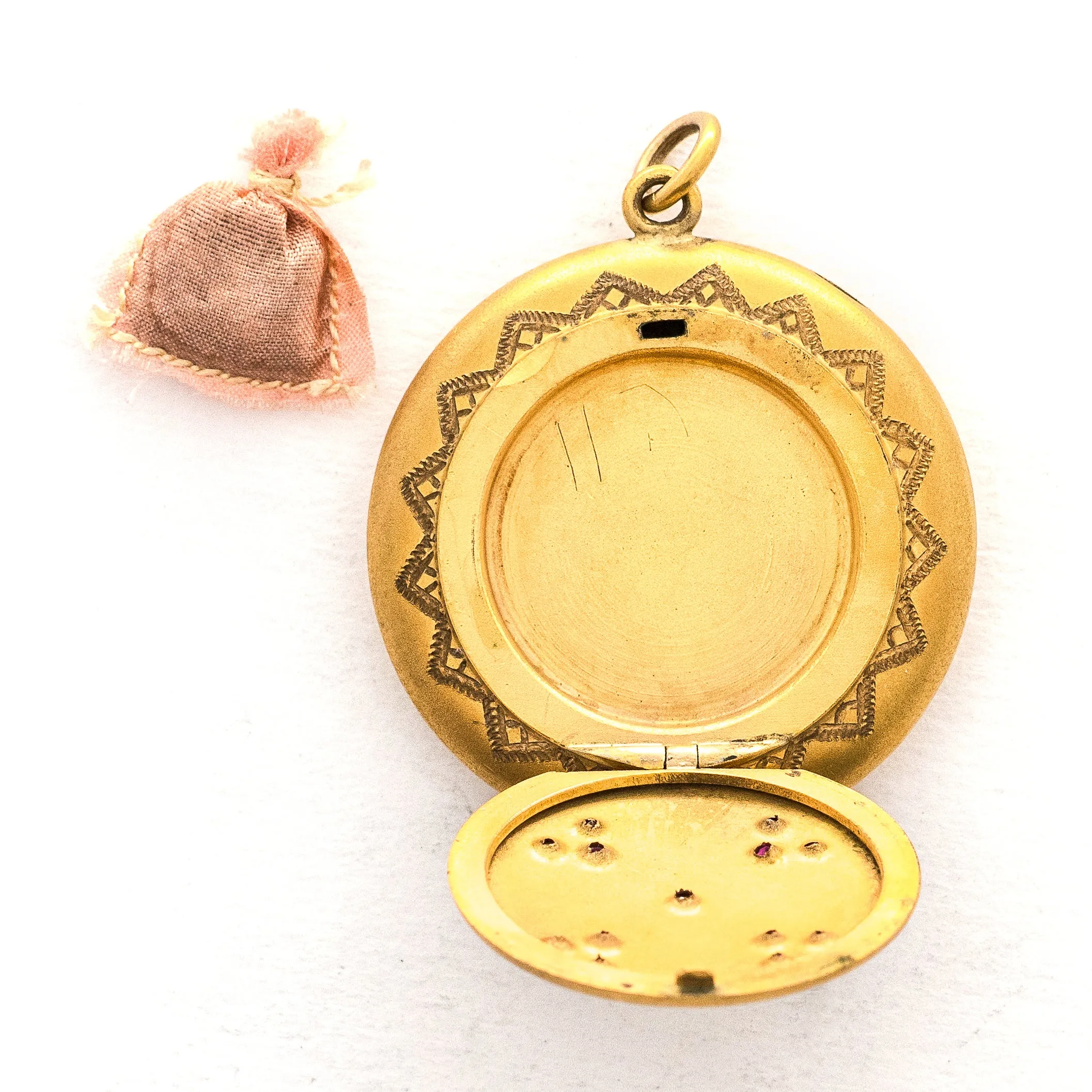 Secret Sachet Antique Double Locket