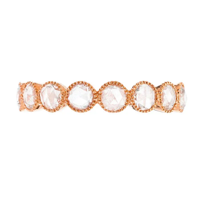Sethi Couture 18K Rose Gold Grace White Diamond Band