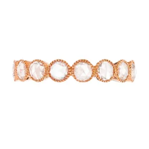 Sethi Couture 18K Rose Gold Grace White Diamond Band