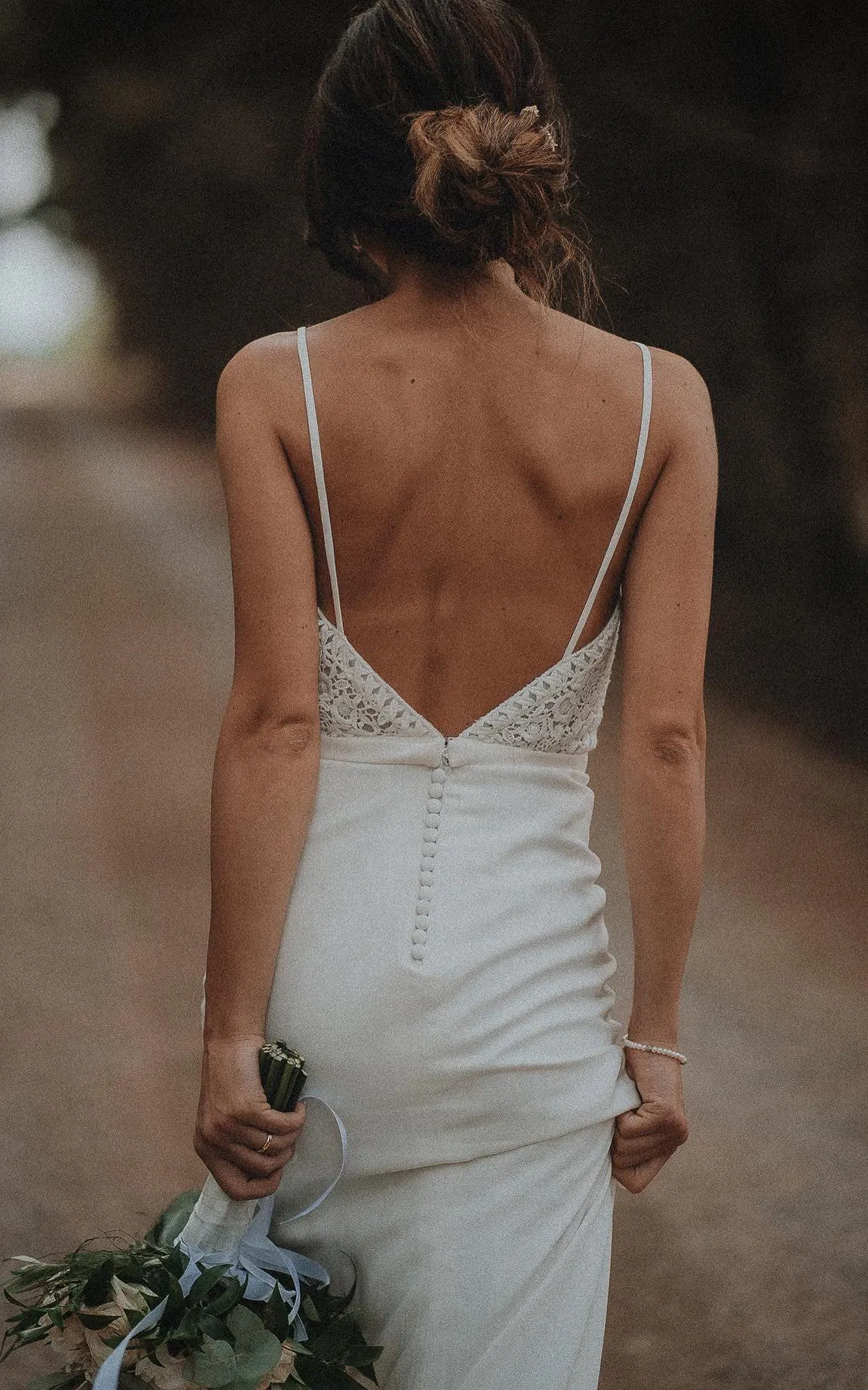 Sheath Sweetheart Chiffon Simple Wedding Dress Sleeveless With Open Back-716578