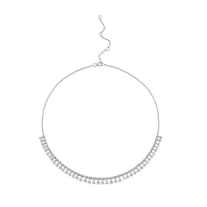Shy Creation Diamond Drops Necklace